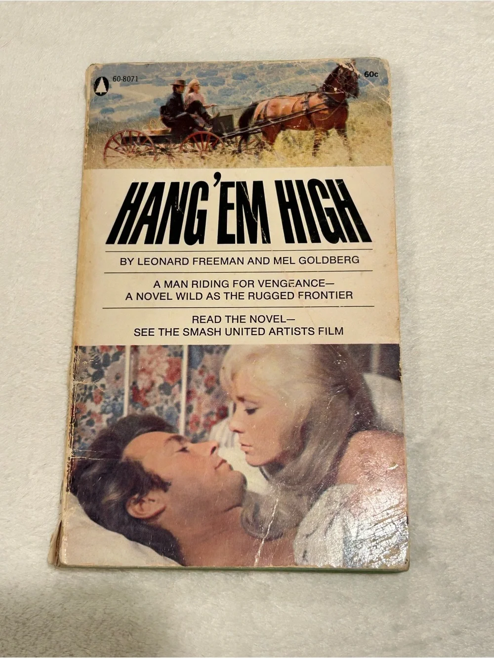 HANG 'EM HIGH by Freeman & Goldberg MOVIE TIE-IN Clint Eastwood 1968/paperback